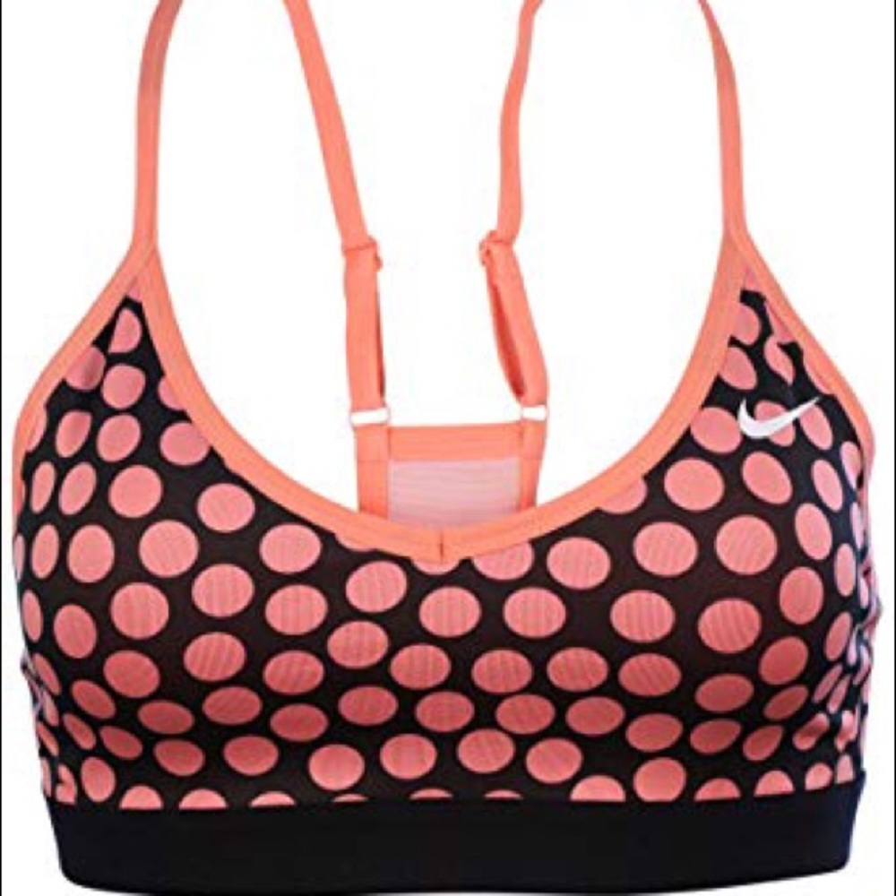 Nike Teal Polka Dot Sports Bra
